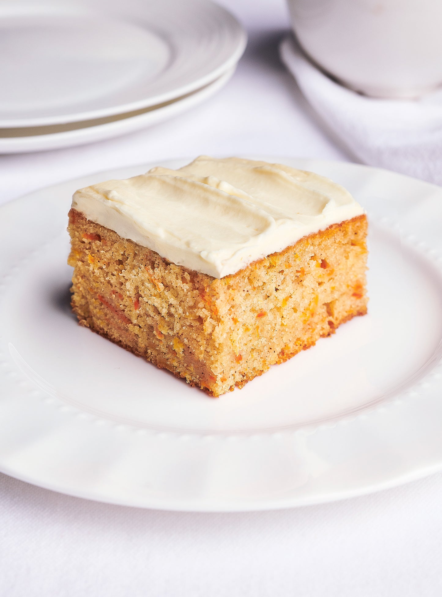 Gâteau aux carottes (6 portions) rectangulaire