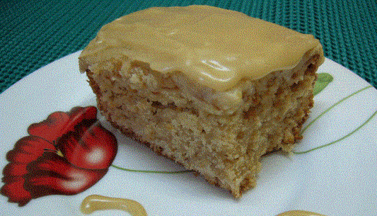 Gâteau au gruau et sucre à la crème 6 portions rectangulaire